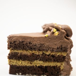 Dubai Chocolate Cake Slices